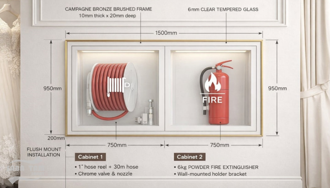 جعبه آتش نشانی دکوراتیو